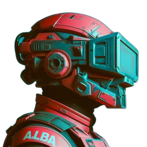 robot, weapon, face, mask transparent PNG cut-out