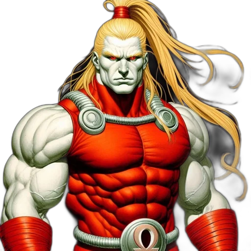 comic book art, concept art, fantasy art, 3d render transparent PNG cut-out