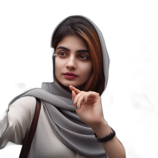 face, dress, photorealistic, oil painting transparent PNG cut-out