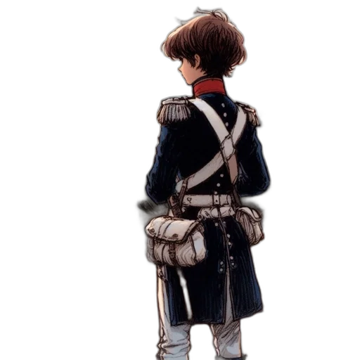 jacket, staff, weapon, sword transparent PNG cut-out