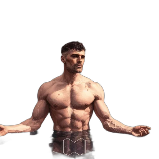 concept art, pixel art, 3d render, fantasy art transparent PNG cut-out