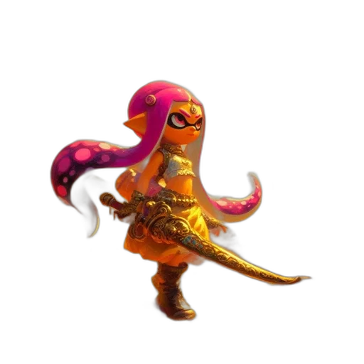 weapon, staff, creature, animal transparent PNG cut-out