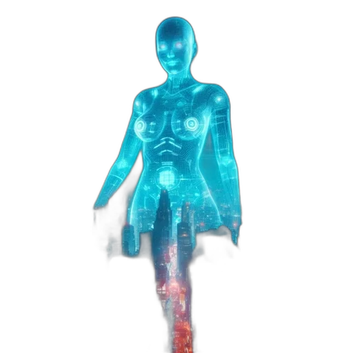 robot, dress, creature, jacket transparent PNG cut-out