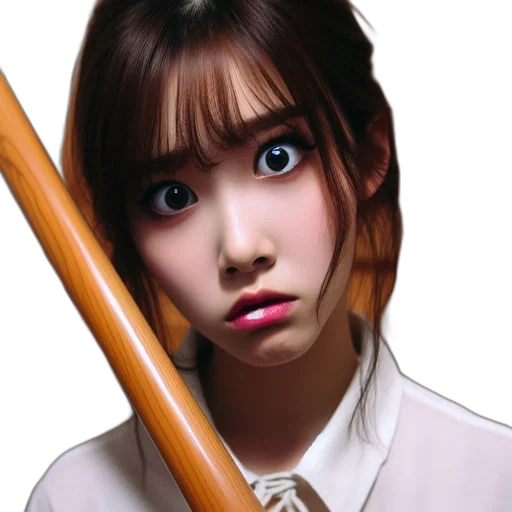 staff, face, weapon, photorealistic transparent PNG cut-out