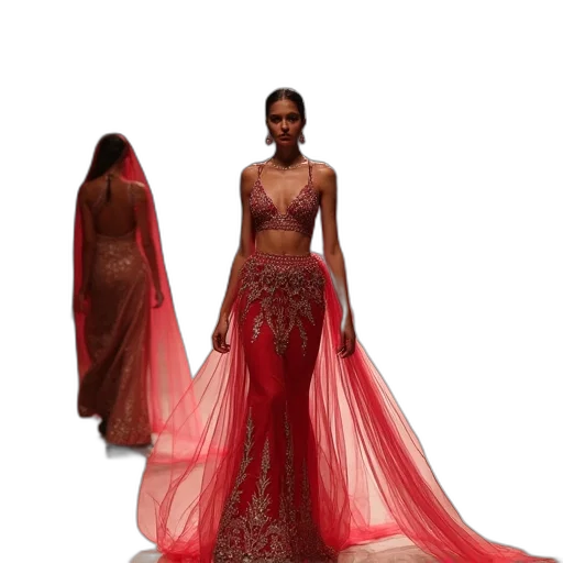 dress, concept art, 3d render, photorealistic transparent PNG cut-out