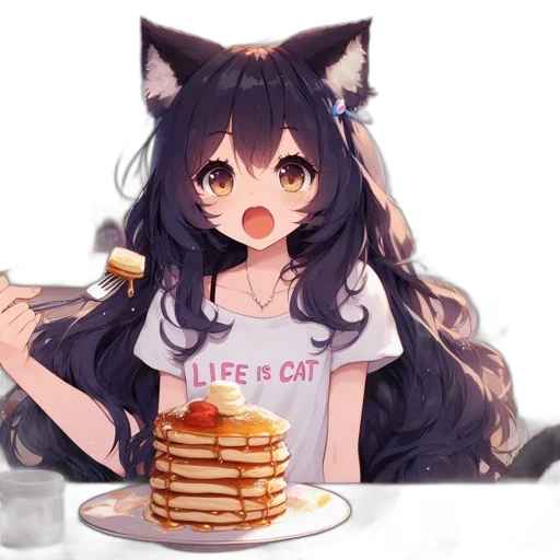 food, dress, animal, anime transparent PNG cut-out
