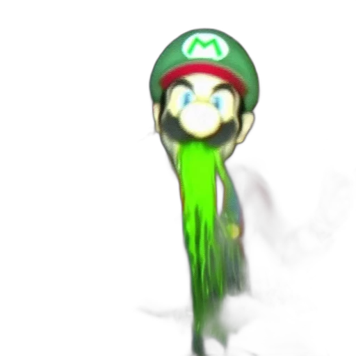 hat, mask, creature, staff transparent PNG cut-out