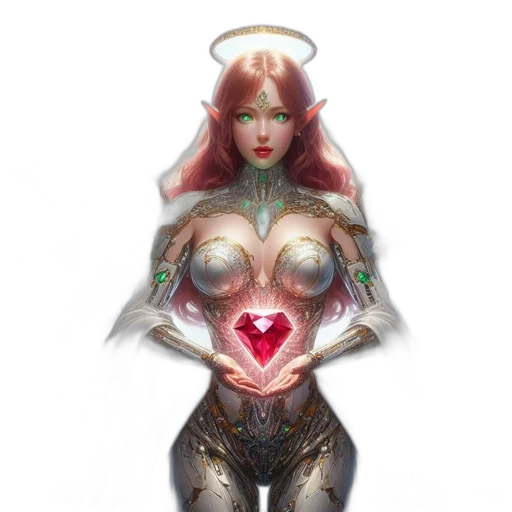 robot, jewelry, fantasy art, concept art transparent PNG cut-out