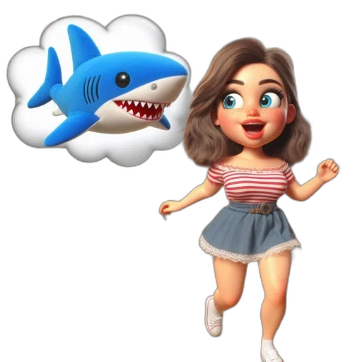 creature, animal, cartoon, 3d render transparent PNG cut-out