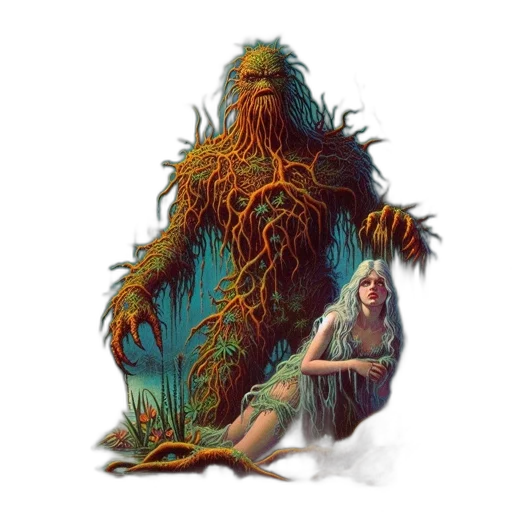 creature, hair, tree, animal transparent PNG cut-out