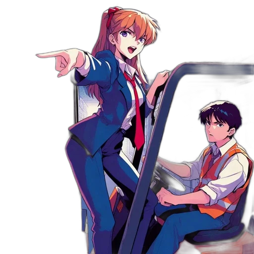 car, anime, concept art, vaporwave transparent PNG cut-out