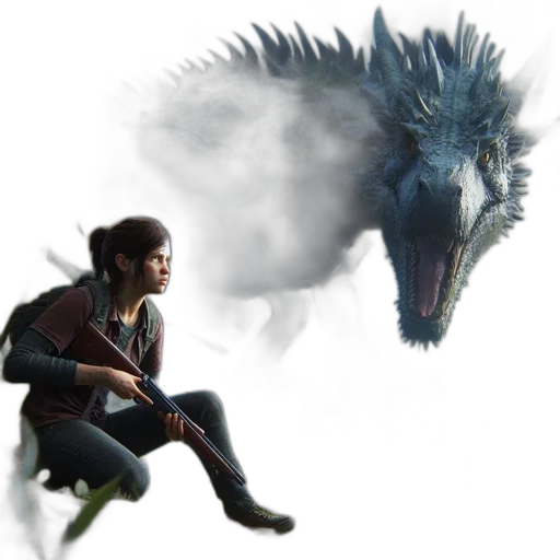 dragon, creature, animal, concept art transparent PNG cut-out