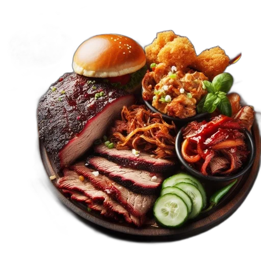 food, bountiful, spread, cooked transparent PNG cut-out