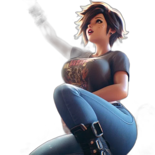 weapon, dress, staff, robot transparent PNG cut-out