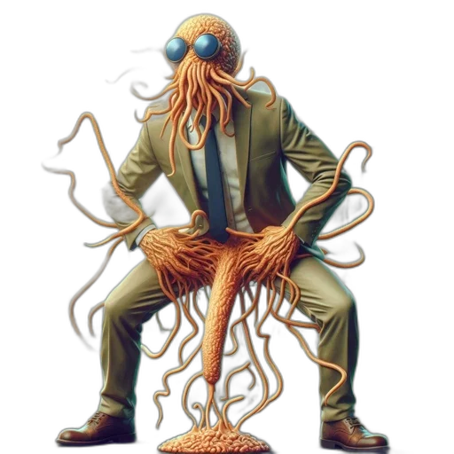 creature, hair, staff, animal transparent PNG cut-out