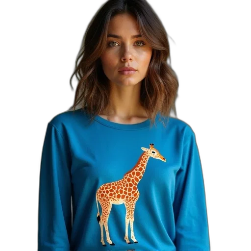 dress, animal, blue, colorful transparent PNG cut-out