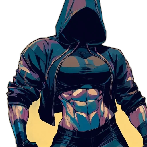 jacket, comic book art, cyberpunk, concept art transparent PNG cut-out
