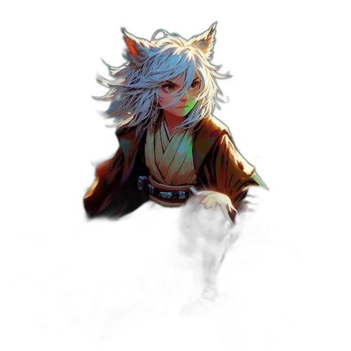 staff, dragon, mask, creature transparent PNG cut-out