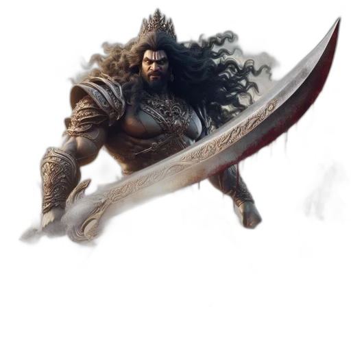sword, weapon, hair, staff transparent PNG cut-out
