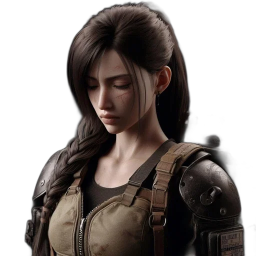 face, concept art, photorealistic, fantasy art transparent PNG cut-out