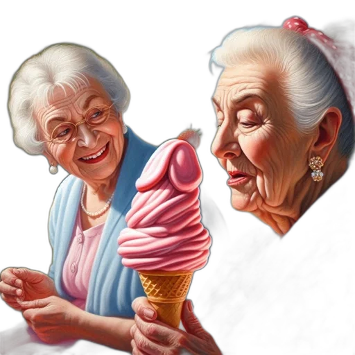 umbrella, food, face, staff transparent PNG cut-out