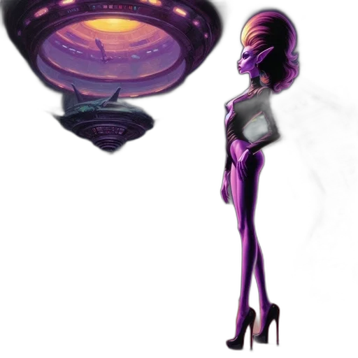 staff, dress, robot, jewelry transparent PNG cut-out