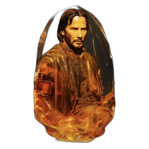 jacket, bottle, fantasy art, photorealistic transparent PNG cut-out