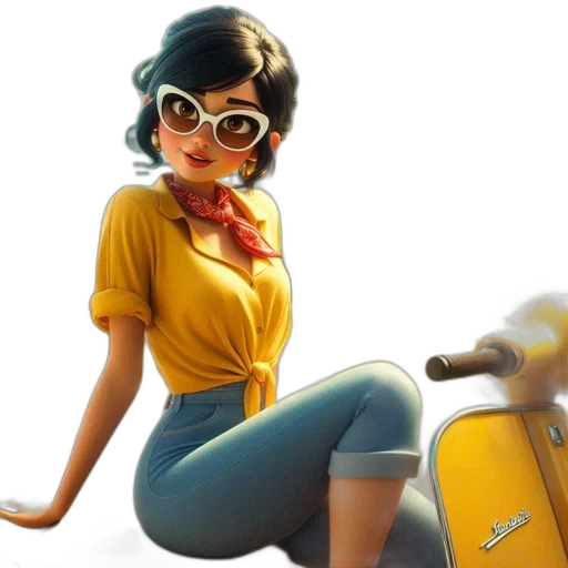 car, dress, concept art, comic book art transparent PNG cut-out