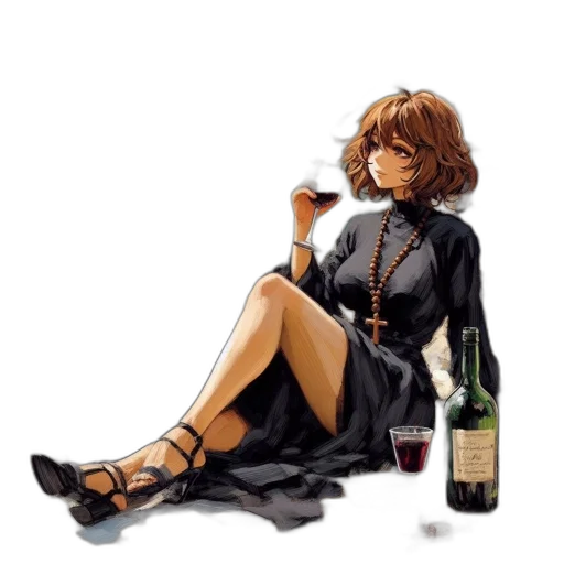 dress, bottle, pixel art, concept art transparent PNG cut-out