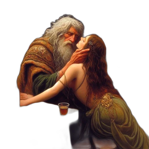 fantasy art, oil painting, concept art, photorealistic transparent PNG cut-out