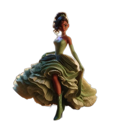 dress, crown, jewelry, concept art transparent PNG cut-out