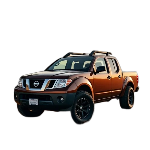 car, 3d render, brown, nissan transparent PNG cut-out