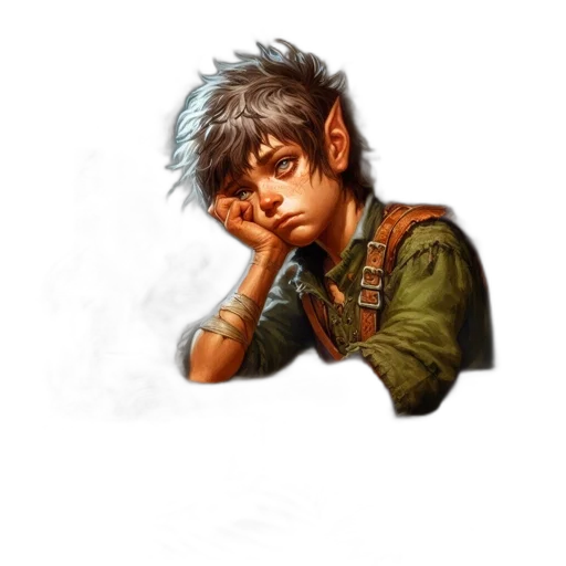 face, dragon, staff, fantasy art transparent PNG cut-out
