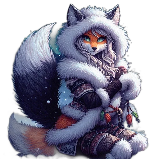 staff, animal, fantasy art, watercolor transparent PNG cut-out