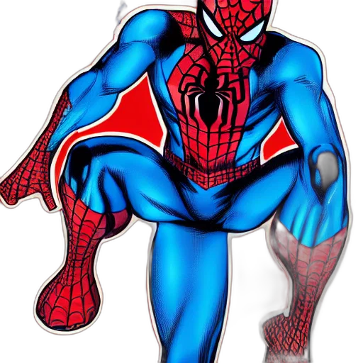 mask, comic book art, concept art, 3d render transparent PNG cut-out