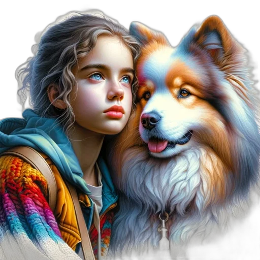 face, animal, jacket, creature transparent PNG cut-out
