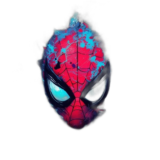 mask, face, comic book art, concept art transparent PNG cut-out