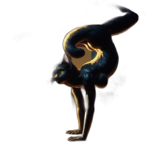 creature, dragon, animal, staff transparent PNG cut-out