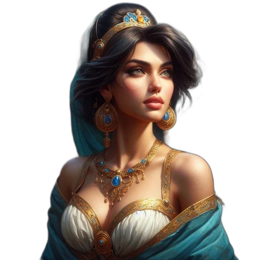 jewelry, crown, face, dress transparent PNG cut-out