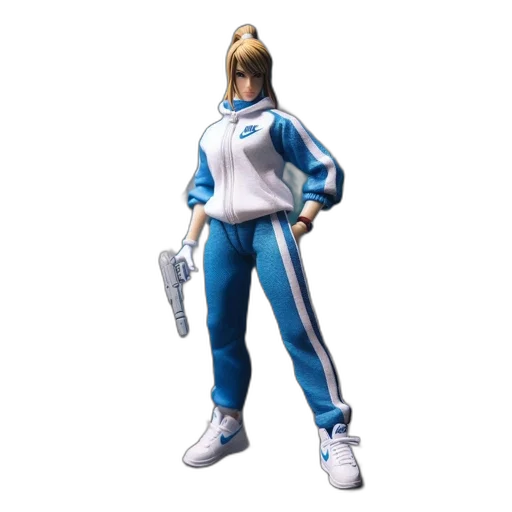 jacket, robot, staff, weapon transparent PNG cut-out