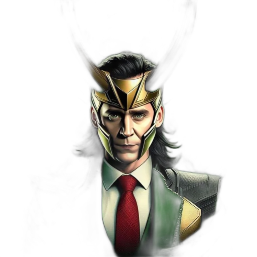mask, face, staff, comic book art transparent PNG cut-out