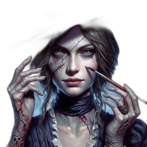 face, mask, jewelry, cyberpunk transparent PNG cut-out