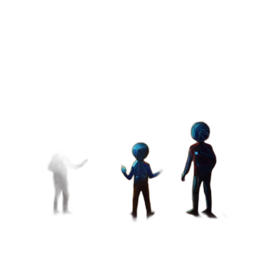 robot, staff, mask, creature transparent PNG cut-out