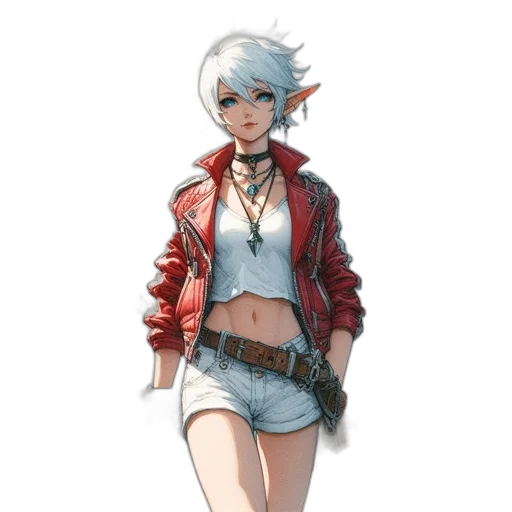 jacket, staff, weapon, concept art transparent PNG cut-out