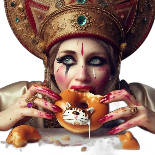 food, mask, crown, jewelry transparent PNG cut-out