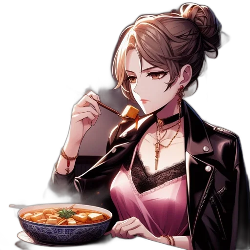 food, staff, pixel art, anime transparent PNG cut-out