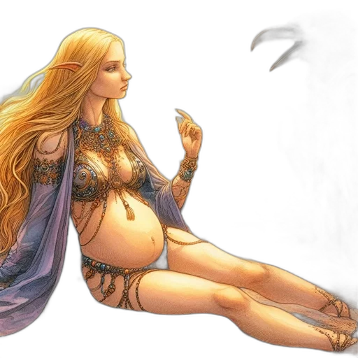 jewelry, fantasy art, concept art, comic book art transparent PNG cut-out