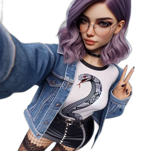 jacket, face, dress, hair transparent PNG cut-out