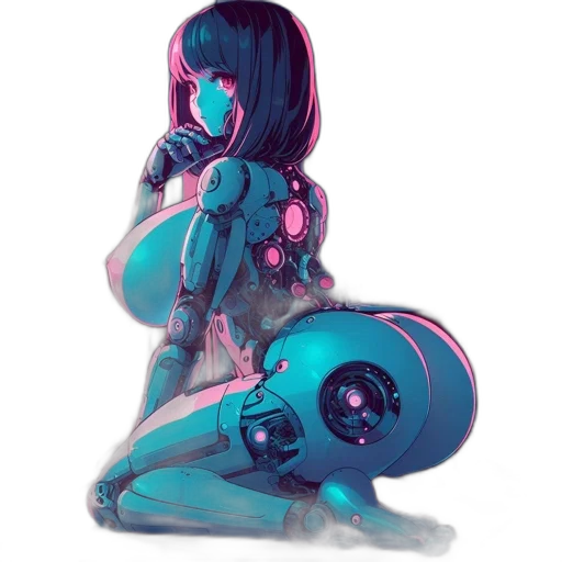 robot, dress, weapon, bottle transparent PNG cut-out