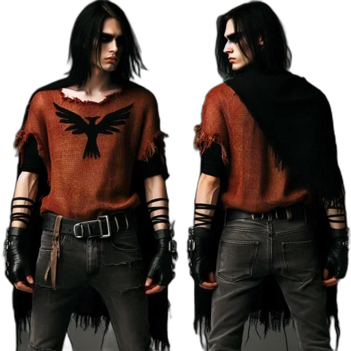 jacket, concept art, fantasy art, 3d render transparent PNG cut-out